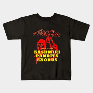 STAND AGAINST KASHMIRI PANDITS EXODUS Kids T-Shirt